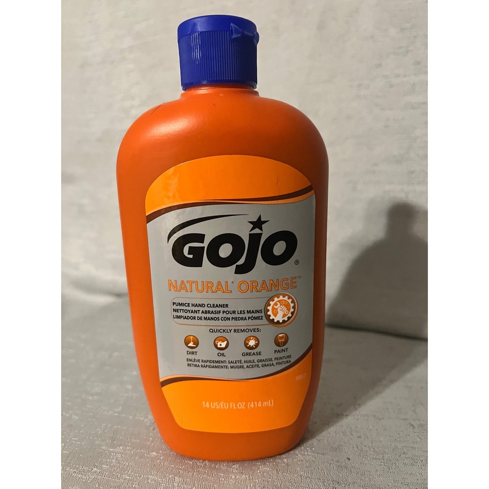 GOJO Natural Orange Pumice Hand Cleaner 14 fl oz Citrus Scent 0957-12-EEU00